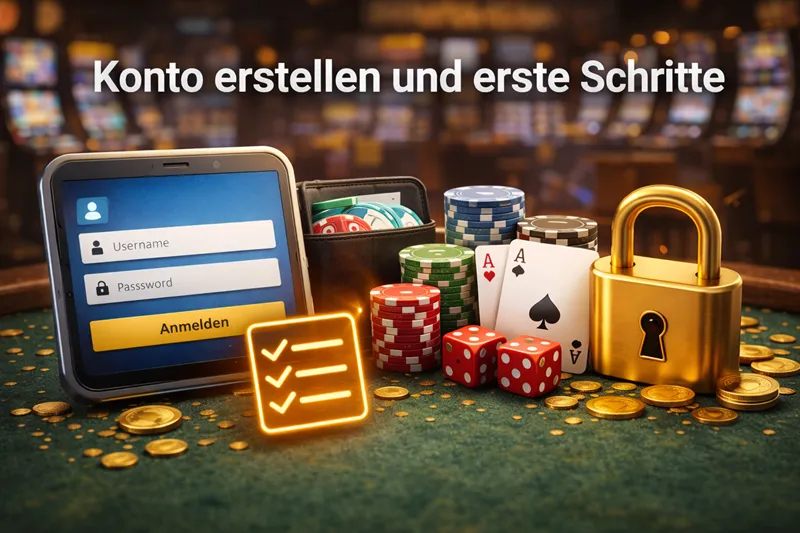 Konto erstellen und erste Schritte