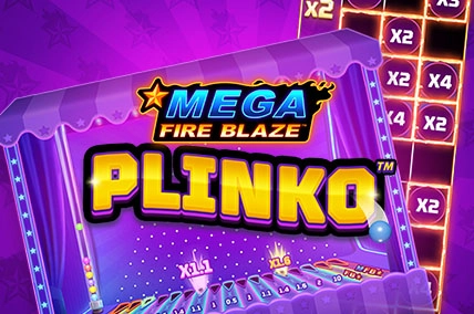 Mega Fire Blaze Plinko